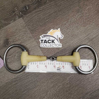 Med Eggbutt Bit *gc, stains, discolored, chewed, sharpish/rough edges, clean?
