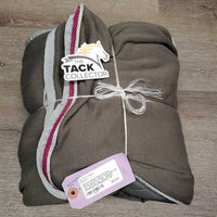 Thick Keyhole Fleece Quarter Sheet *vgc, pills, mnr dirt, peeling, hair, rubs, undone stitching
