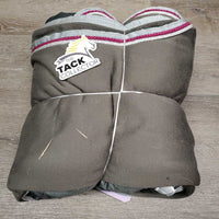 Thick Keyhole Fleece Quarter Sheet *vgc, pills, mnr dirt, peeling, hair, rubs, undone stitching