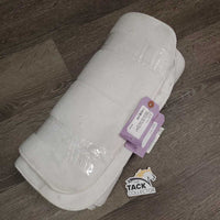 2 No Bow Fleece Leg Quilts *gc, clean, hairy, stains, creases & folds
