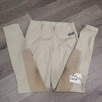 Light Riding Tight Breeches, Pull On *gc, dingy, v.rubbed & pilly, seam rubs & frays, discolored seat & legs
