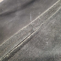 Suede Half Chaps *fair, rubs, dirty, sm holes, faded, ripped edge - R
