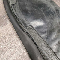 Suede Half Chaps *fair, rubs, dirty, sm holes, faded, ripped edge - R
