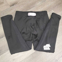 Fleece Lined Winter Riding Tight Breeches, Pull On *gc, v.hairy & clumpy lining, mnr hair & rubs, seam puckers