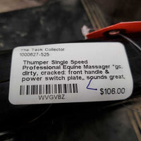 Single Speed Professional Equine Massager *gc, dirty, cracked: front handle & power switch plate, sounds great, works, older