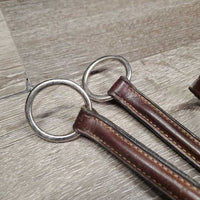 Thick Rsd Running Martingale *gc, No Stopper, dry, stiff, rubs, scrapes, stains, faded spots
