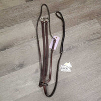 Double Rsd FS Running Martingale, stopper *gc, xholes, rubs, faded, dry, stiff, stamped