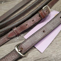 Double Rsd FS Running Martingale, stopper *gc, xholes, rubs, faded, dry, stiff, stamped