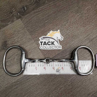 Hvy Med Slow Twist Eggbutt Bit *gc, clean, stains, scuffs, rubs, residue
