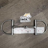 Thin Tight Corkscrew Hunter D Ring Bit *gc, clean, residue, scratches, rubs, stains
