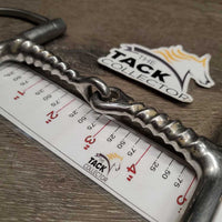 Thin Tight Corkscrew Hunter D Ring Bit *gc, clean, residue, scratches, rubs, stains
