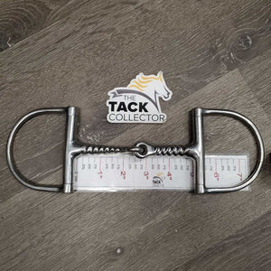 Thin Tight Corkscrew Hunter D Ring Bit *gc, clean, residue, scratches, rubs, stains