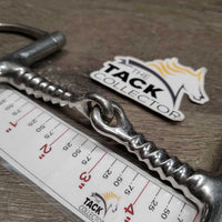 Thin Tight Corkscrew Hunter D Ring Bit *gc, clean, residue, scratches, rubs, stains