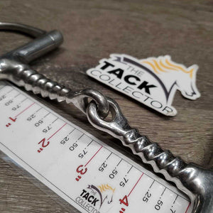 Thin Tight Corkscrew Hunter D Ring Bit *gc, clean, residue, scratches, rubs, stains