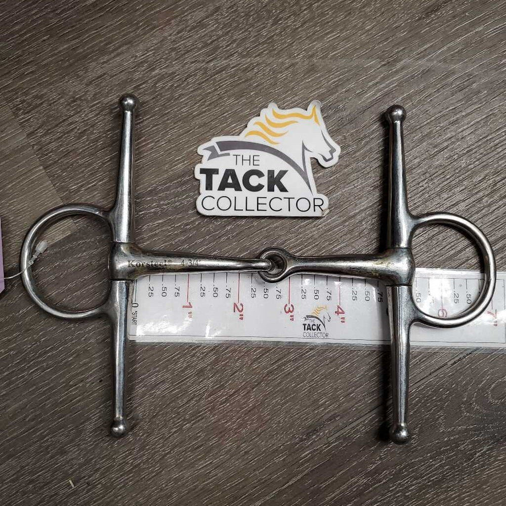 Thin Full Cheek Snaffle Bit *gc, dirty, stains, scrathces
