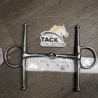 Thin Full Cheek Snaffle Bit *gc, dirty, stains, scrathces
