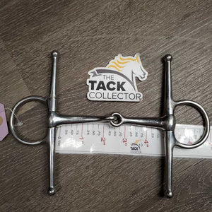 Thin Full Cheek Snaffle Bit *gc, dirty, stains, scrathces