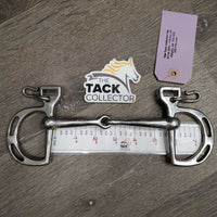 Hvy Jointed Kimberwick Bit, 2 Hooks *N0 Chain, gc, clea, residue, scratches, chews
