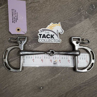 Hvy Jointed Kimberwick Bit, 2 Hooks *N0 Chain, gc, clea, residue, scratches, chews

