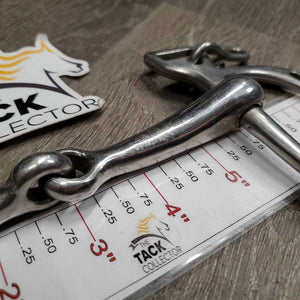Hvy Jointed Kimberwick Bit, 2 Hooks *N0 Chain, gc, clea, residue, scratches, chews
