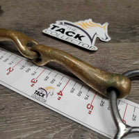 Med Curved 2 Ring Loose Ring Gag *gc, clean, stains, rubs, residue, scrapes, scratches
