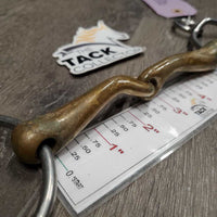 Med Curved 2 Ring Loose Ring Gag *gc, clean, stains, rubs, residue, scrapes, scratches
