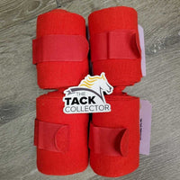 4 Stretchy Cotton Leg Wraps *xc/like new, clean, mnr stains & hairy
