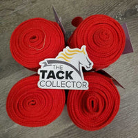 4 Stretchy Cotton Leg Wraps *xc/like new, clean, mnr stains & hairy
