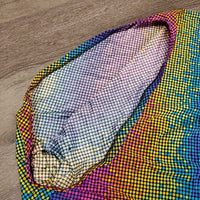 Lycra Shoulder Guard, velcro *vgc, clean, mnr rubs & pills, v.hairy velcro, holes, unstitched seam
