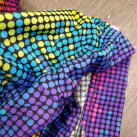 Lycra Shoulder Guard, velcro *vgc, clean, mnr rubs & pills, v.hairy velcro, holes, unstitched seam
