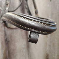 Rsd Padded Bridle *N0 Flash, fair, v.dry, v.stiff, tight keepers, dirty, scraped edges