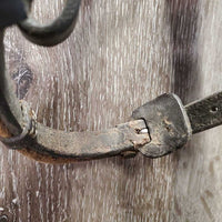 Rsd Padded Bridle *N0 Flash, fair, v.dry, v.stiff, tight keepers, dirty, scraped edges