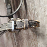 Rsd Padded Bridle *N0 Flash, fair, v.dry, v.stiff, tight keepers, dirty, scraped edges
