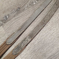 Cotton Web Reins *gc/fair, v.stiff, rough, chews, rubs
