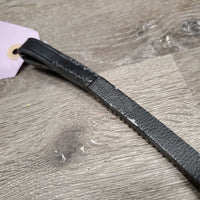 Narrow 'U' Leather Bling Browband *vgc, mnr dirt & stains