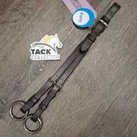 Adjustable Leather Running Martingale Attachment, buckle *gc, dry, stiff, scrapes, film, creases
