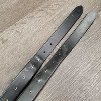 Pr Biothane Stirrup Leathers *vgc, mnr dirt, film, faded & xholes
