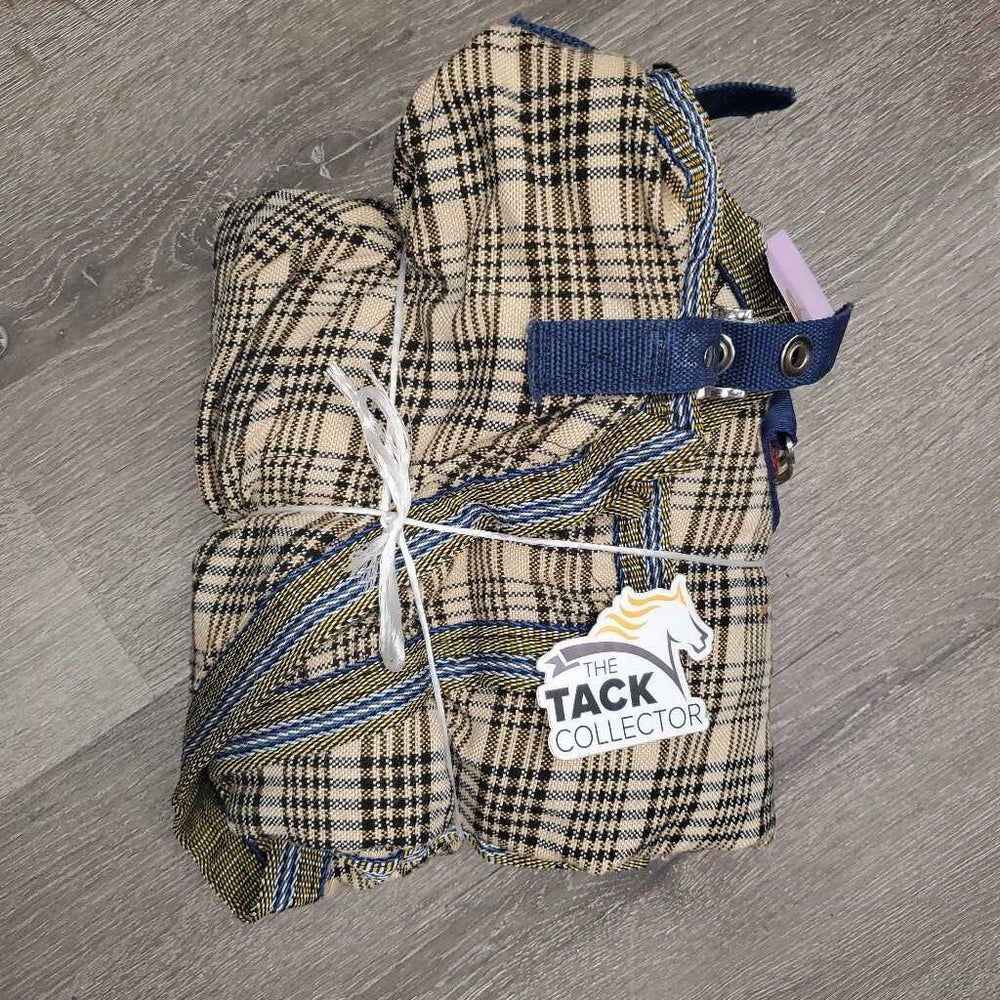 Lt Cotton Stable Sheet, 0 legs/tail *gc, mnr hair, dirt, puckers, snags, stains?