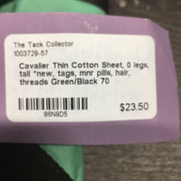 Thin Cotton Sheet, 0 legs, tail *new, tags, mnr pills, hair, threads
