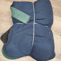 Lt Winter Neck ONLY *gc, clean, 0 wpf, mnr hair, snags, tears, threads, missing snap, repairs, faded, undone stitching
