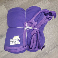 Square Fleece Cooler, tail, 0 legs *gc, holes, mnr hair, pills, dirt, faded