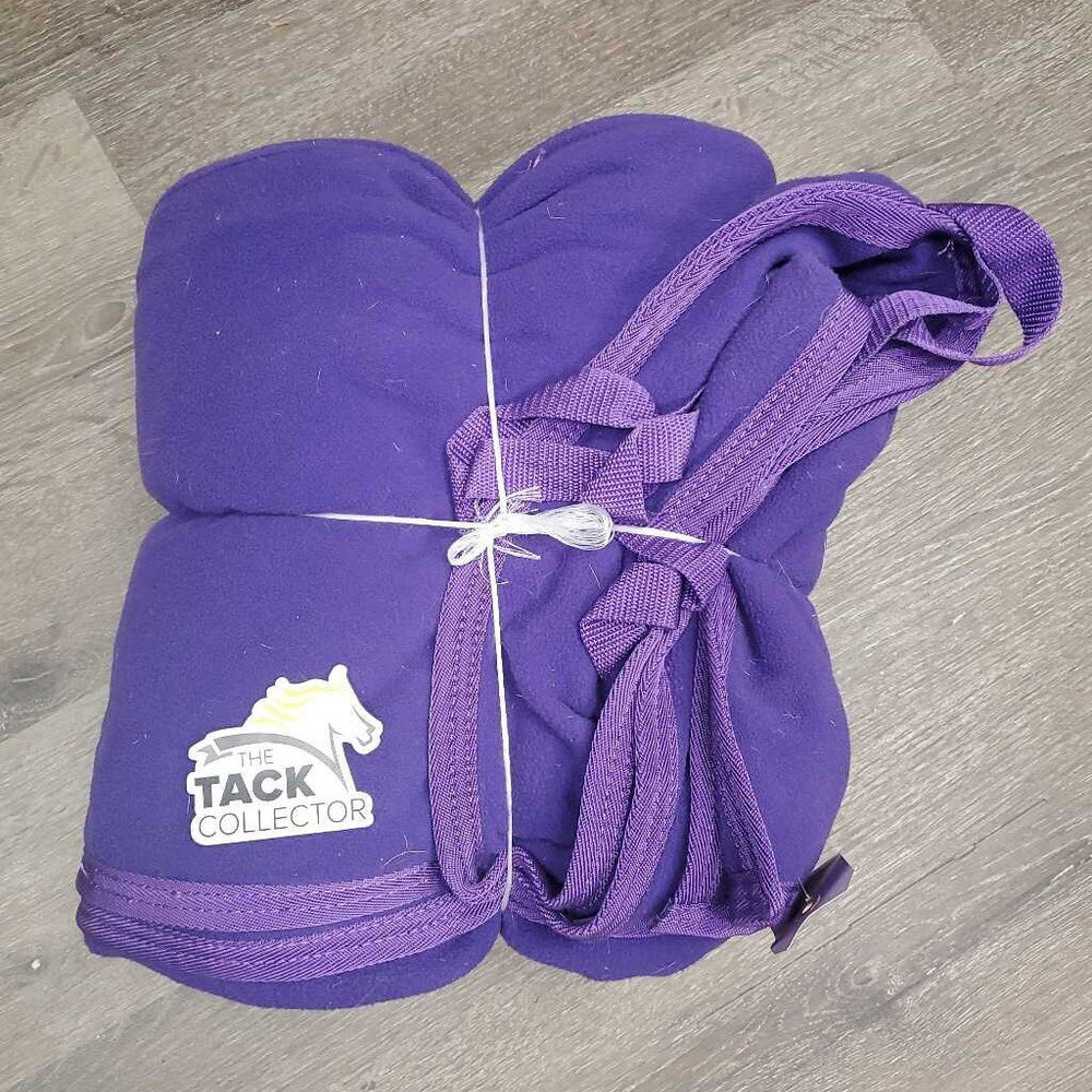 Square Fleece Cooler, tail, 0 legs *gc, holes, mnr hair, pills, dirt, faded