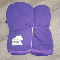 Square Fleece Cooler, tail, 0 legs *gc, holes, mnr hair, pills, dirt, faded