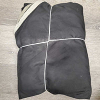Nylon Stable Sheet, "Champ Equine Rehab...", 0 legs, 2 chest straps *gc, mnr dirt, missing belly clasp