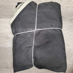 Nylon Stable Sheet, "Champ Equine Rehab...", 0 legs, 2 chest straps *gc, mnr dirt, missing belly clasp