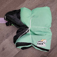 Rain Sheet, 0 legs *gc, mnr wpf, slices, snags, undone stitching, v.faded, repairs
