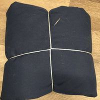 Lt Winter Blanket, 2 legs *gc, mnr wpf, clean, older, tears, mnr rubs, faded, hair
