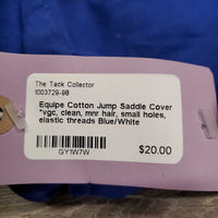 Cotton Jump Saddle Cover *vgc, clean, mnr hair, small holes, elastic threads
