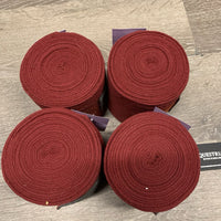 4 Fleece Polos, box, tag *new, mnr hair & dust, older?
