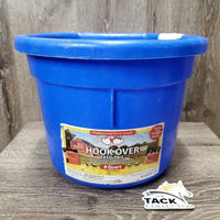Plastic Hook Over Fence Flat Back Feed Bucket *vgc, clean, scrapes, film, scratches
